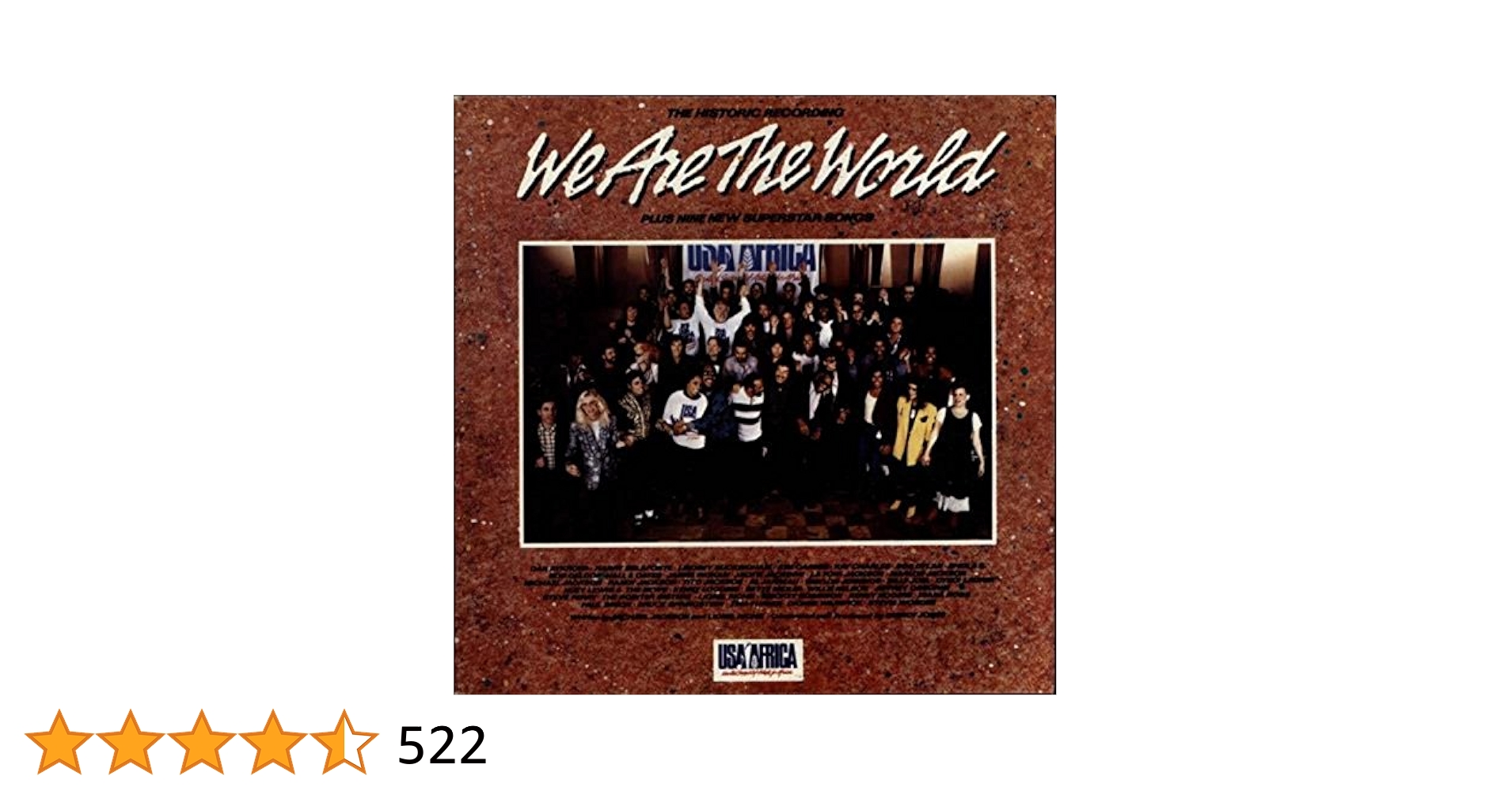 Amazon.com: We Are The World - USA For Africa 12